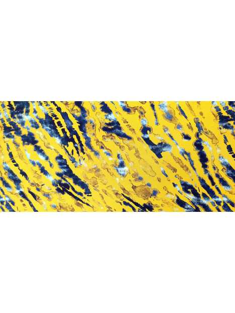 Foulard Vintage D'ESTE By ERRE - 100% Soie - Dimensions 80x89 Cm - Couleur Violet - Occasion
