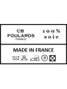 Foulard Carré en soie femme CBF2135