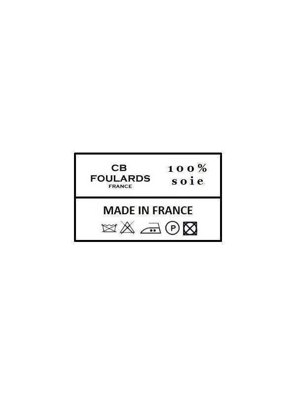 Foulard écharpe en soie homme CBF EH2150