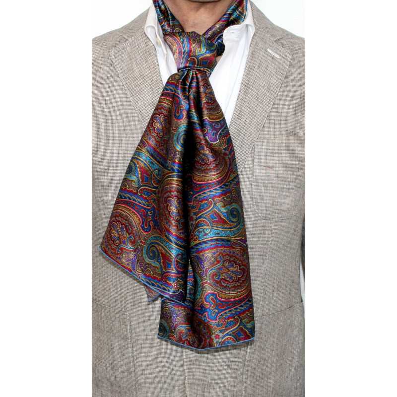 foulard écharpe en soie homme CBF EH2000 fabriqué en France Made